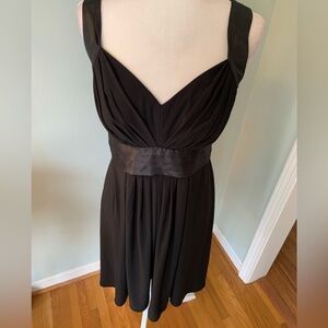 Morgan & Co. Black formal Dress w/ Satin Accents, size 12